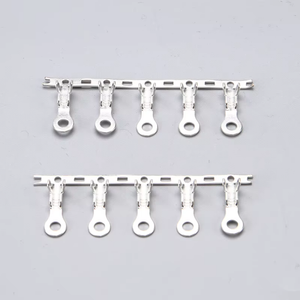 TAT-3.2-6.6-0.8 Brass White Ring Middle Feet Terminal for Medical/Automotive/Consumer Electronics Applications