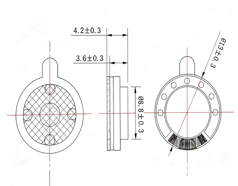 TATSP13A-002 Mylar Speaker