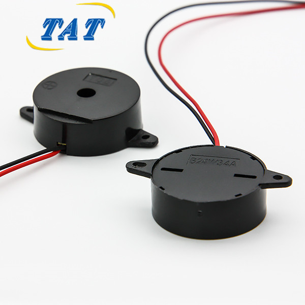 TAT BPC2495W100-2435 Piezoelectric Ceramic Buzzer 24*9.5mm 24VDC 3500Hz Pin Mount