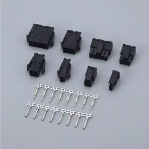 TAT-43020/43025 MX3.0 Dual Row Bar Connector Terminal Phos Bronze/Nylon White 30mm Pitch